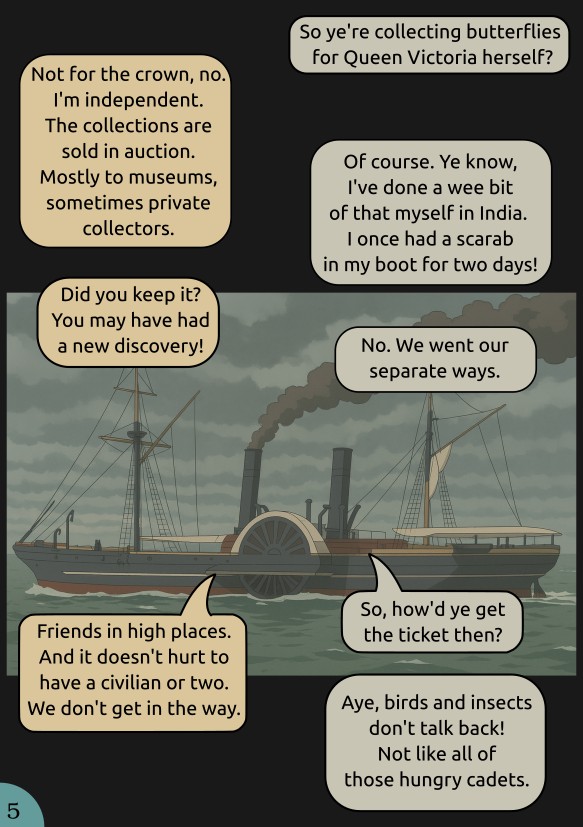 Wallace from England to Singapore, Ch 1 Page 5